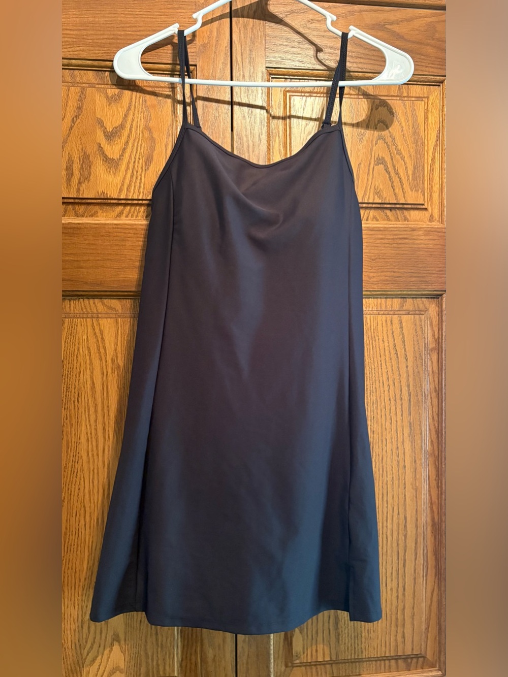 Simple Black Athletic Dress with Built in Shorts